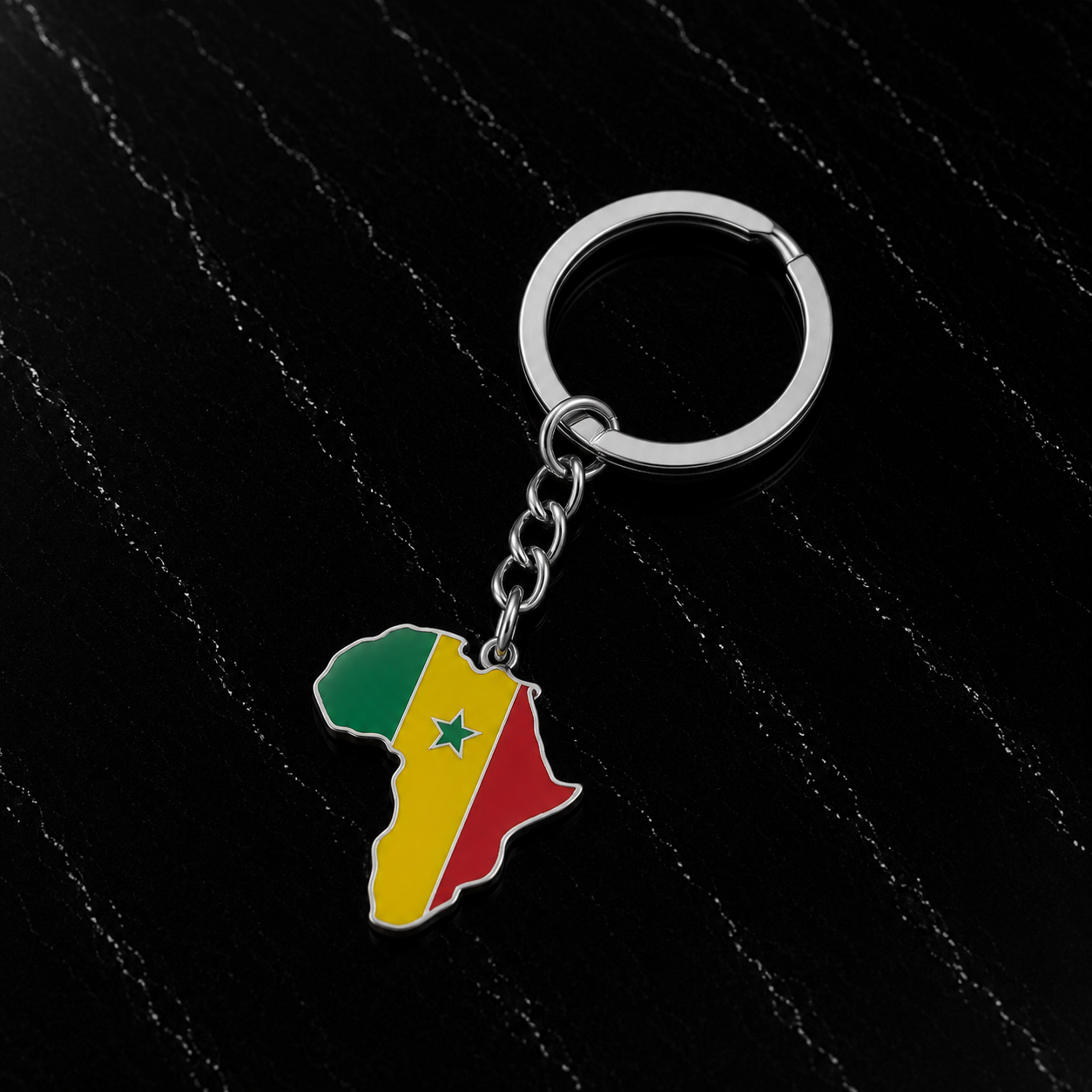 African Lands Keychain