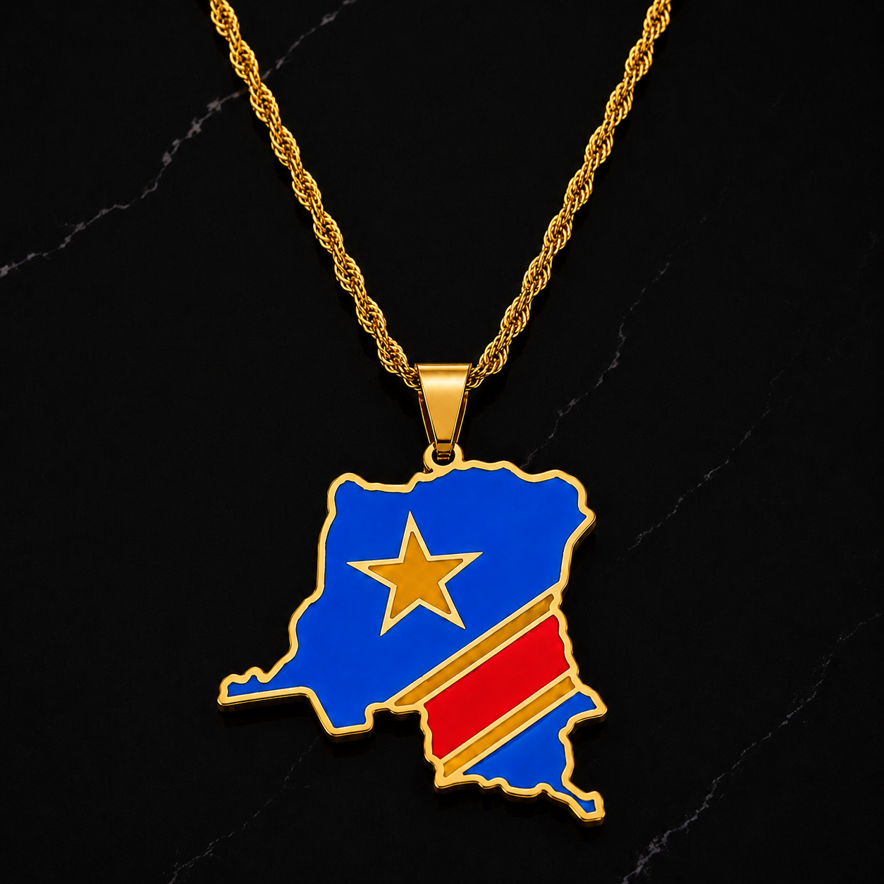 Democratic Republic of Congo Necklace