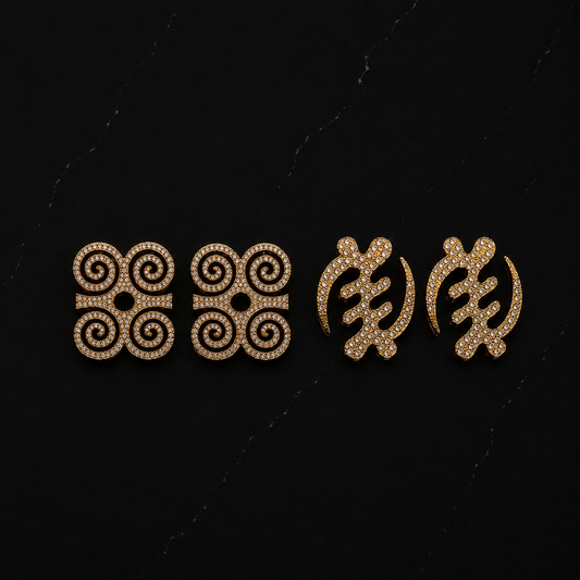 Symbolic Adinkra Earrings
