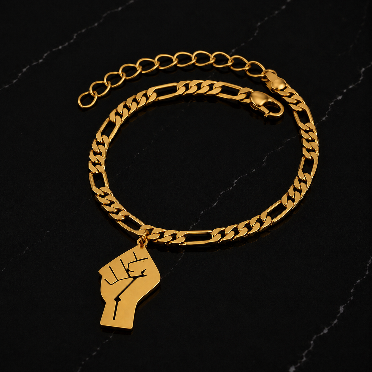Unity Fist Ankle Bracelet