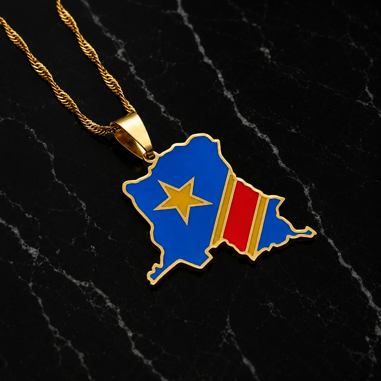 Democratic Republic of Congo Necklace