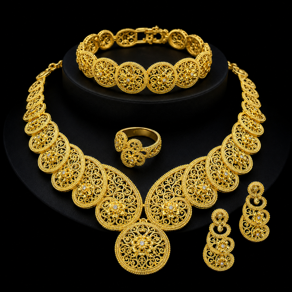 Baguirmi Almond Jewelry Set