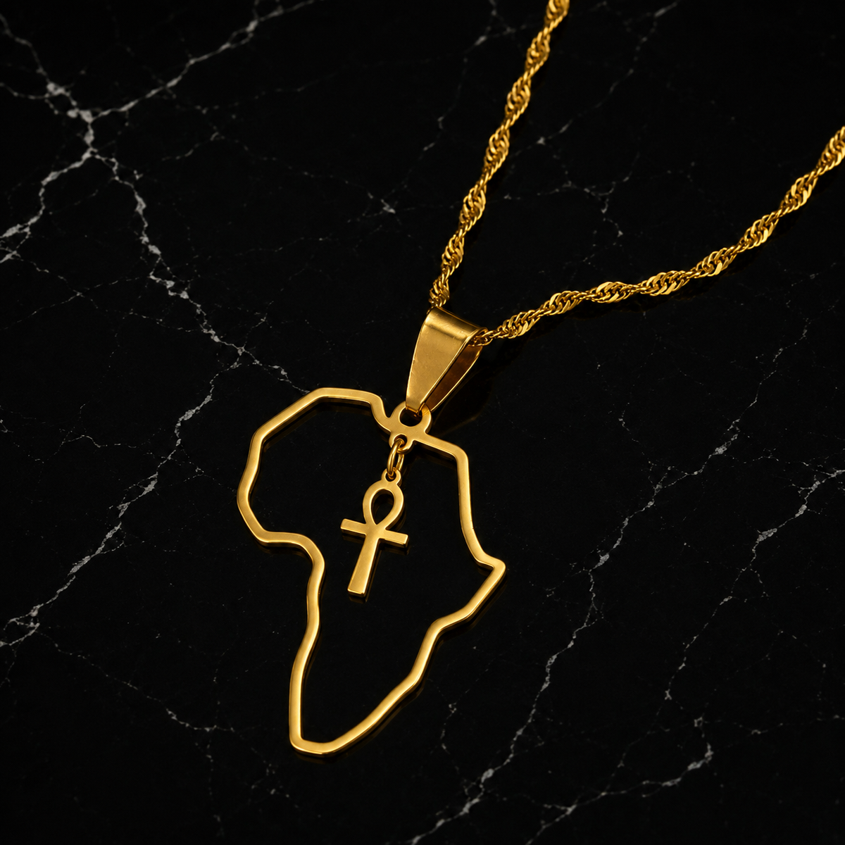 African Ankh necklace