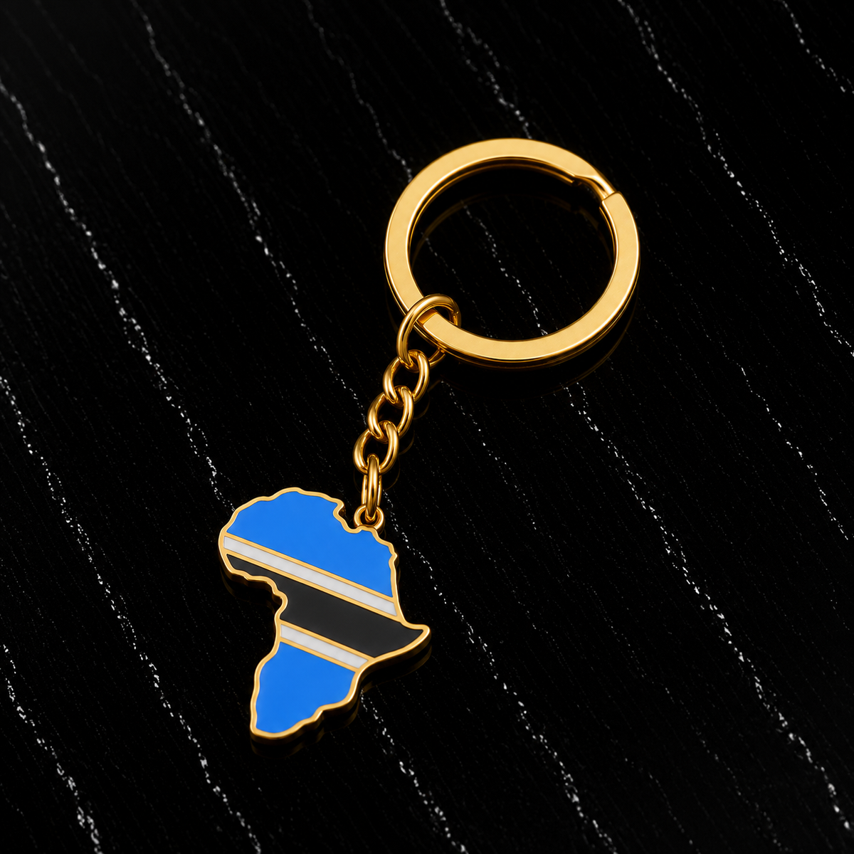 African Lands Keychain
