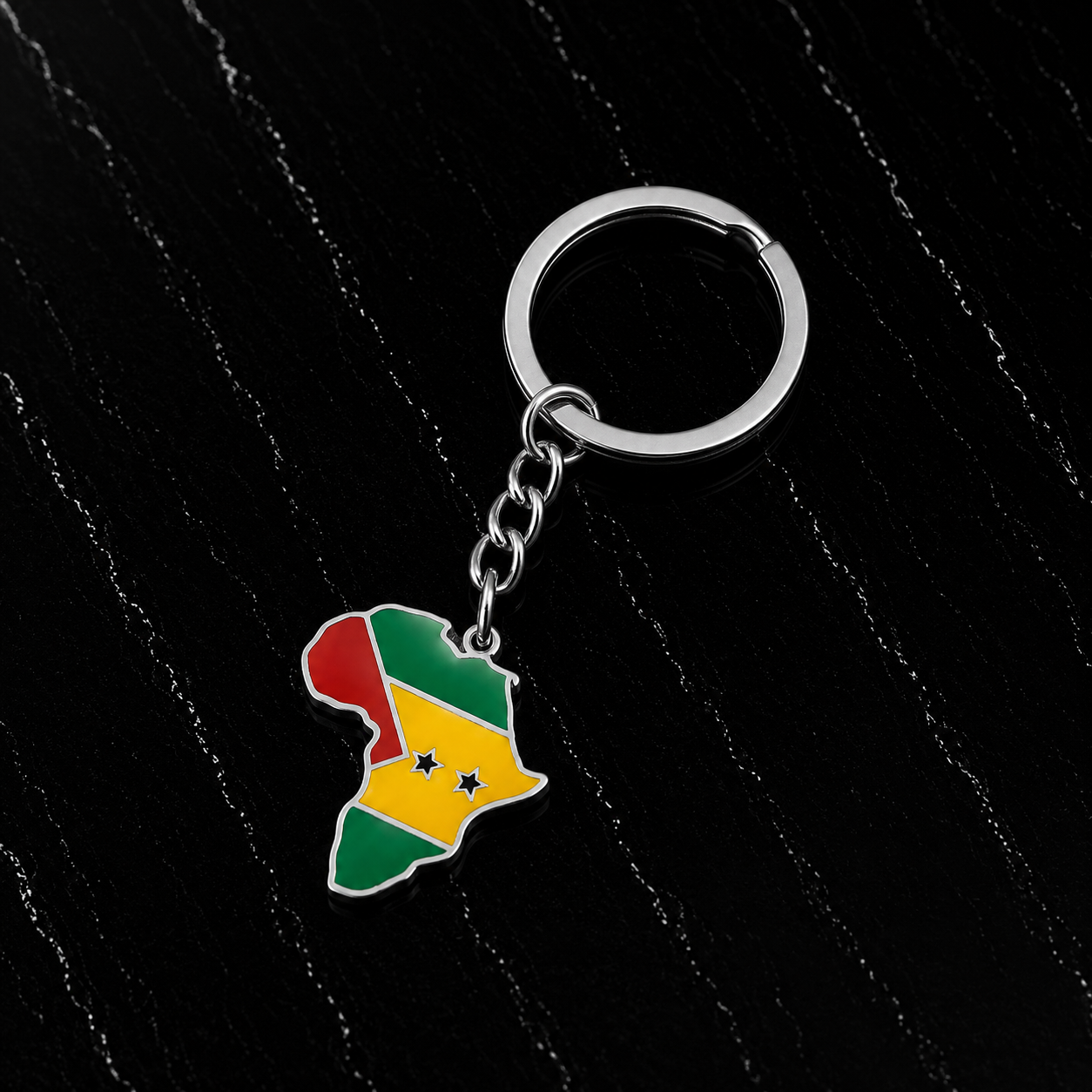 African Lands Keychain