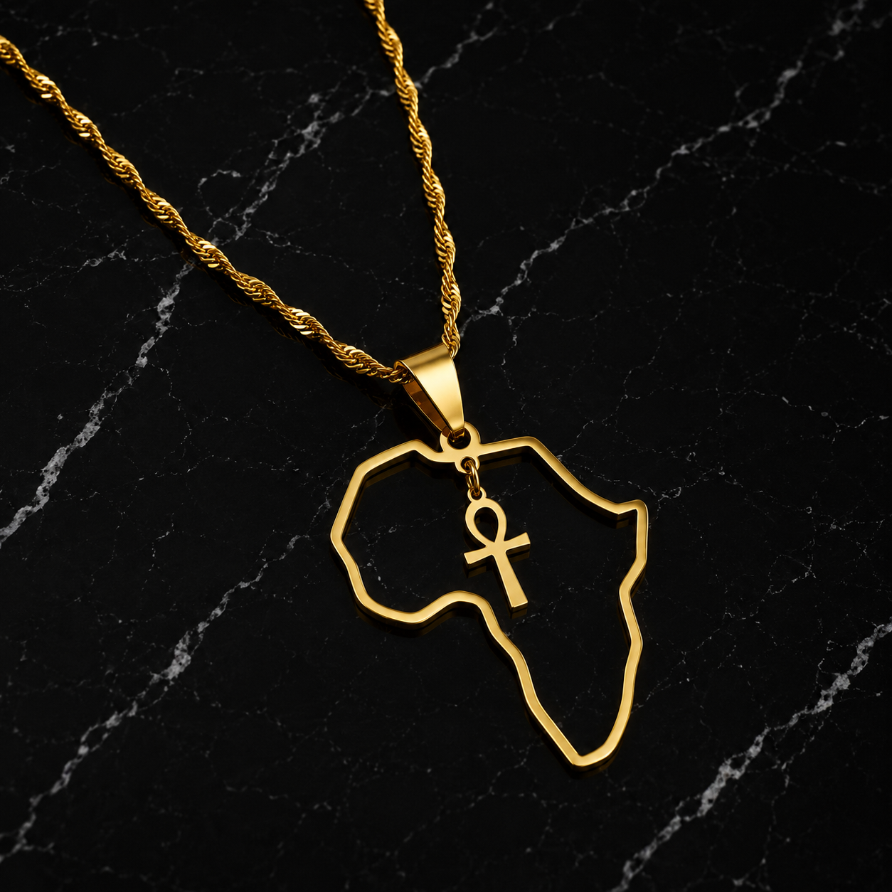 African Ankh necklace