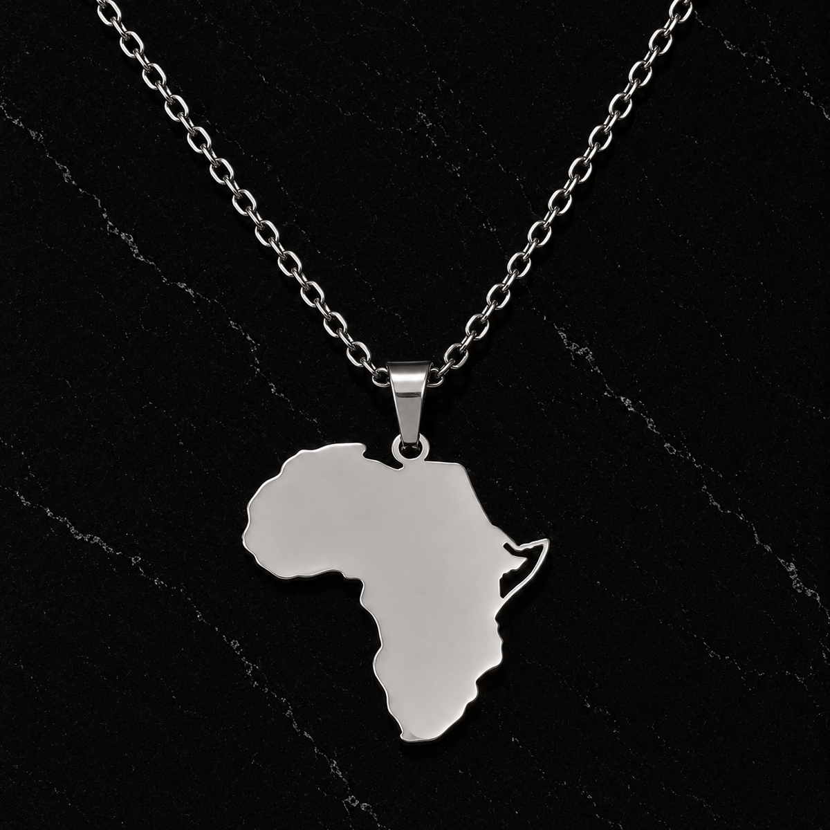 Footprint of Africa Necklace