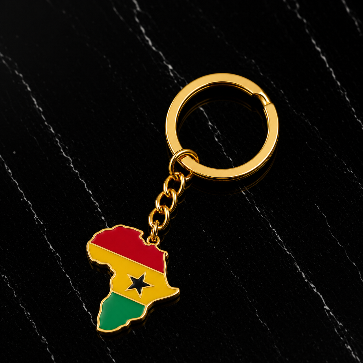 African Lands Keychain