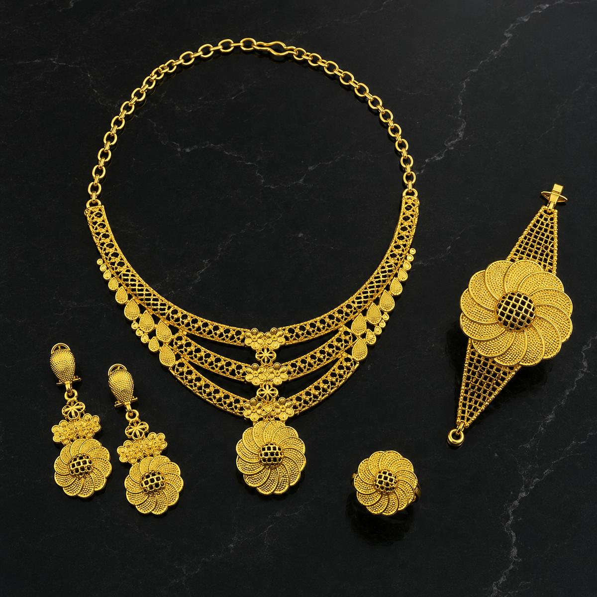 Lunda Floral Cascade Set
