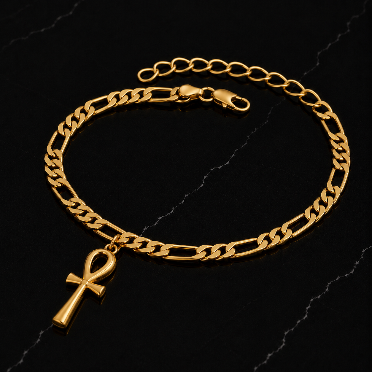 Ankh Ankle Bracelet