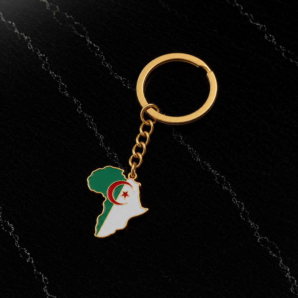 Africa Flags Keychain