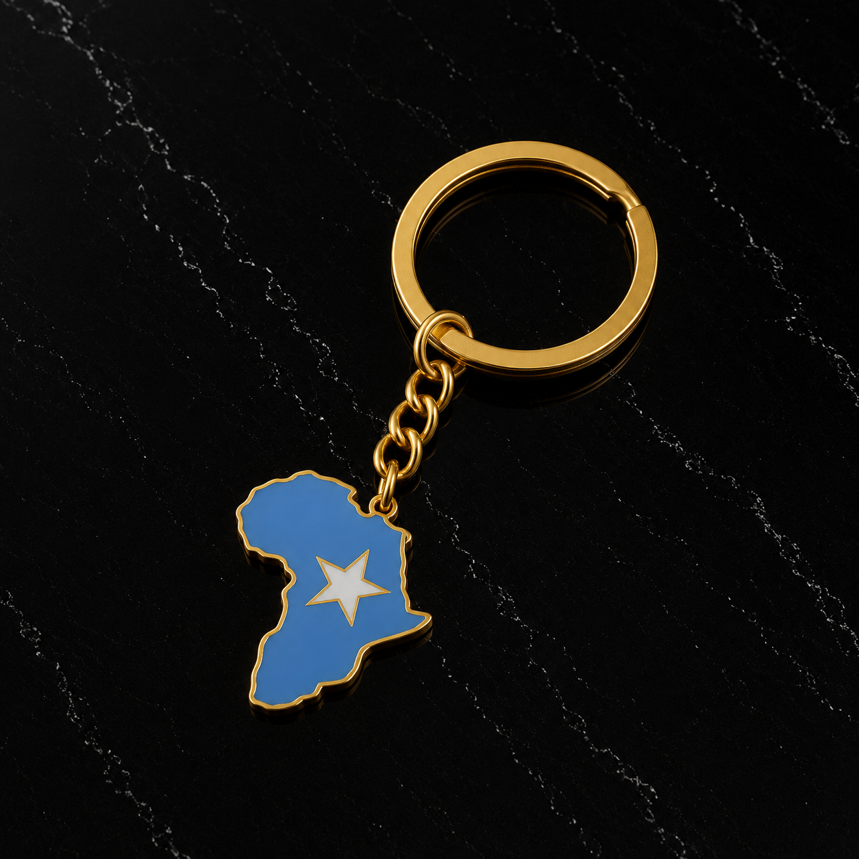African Lands Keychain