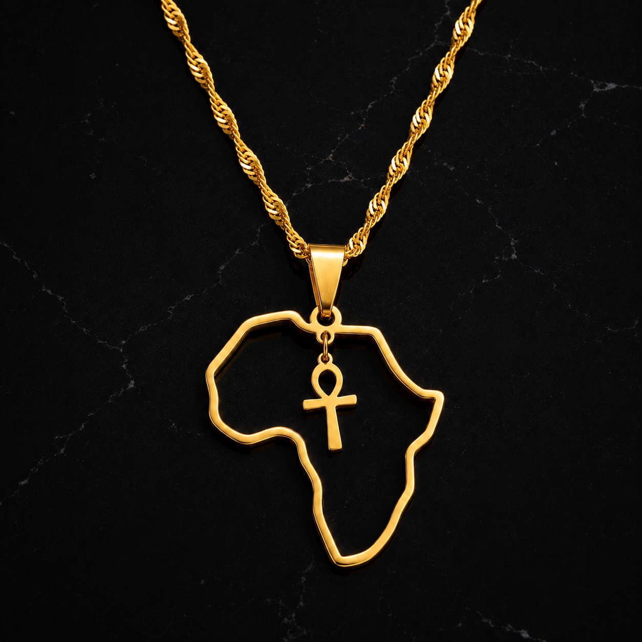 African Ankh necklace
