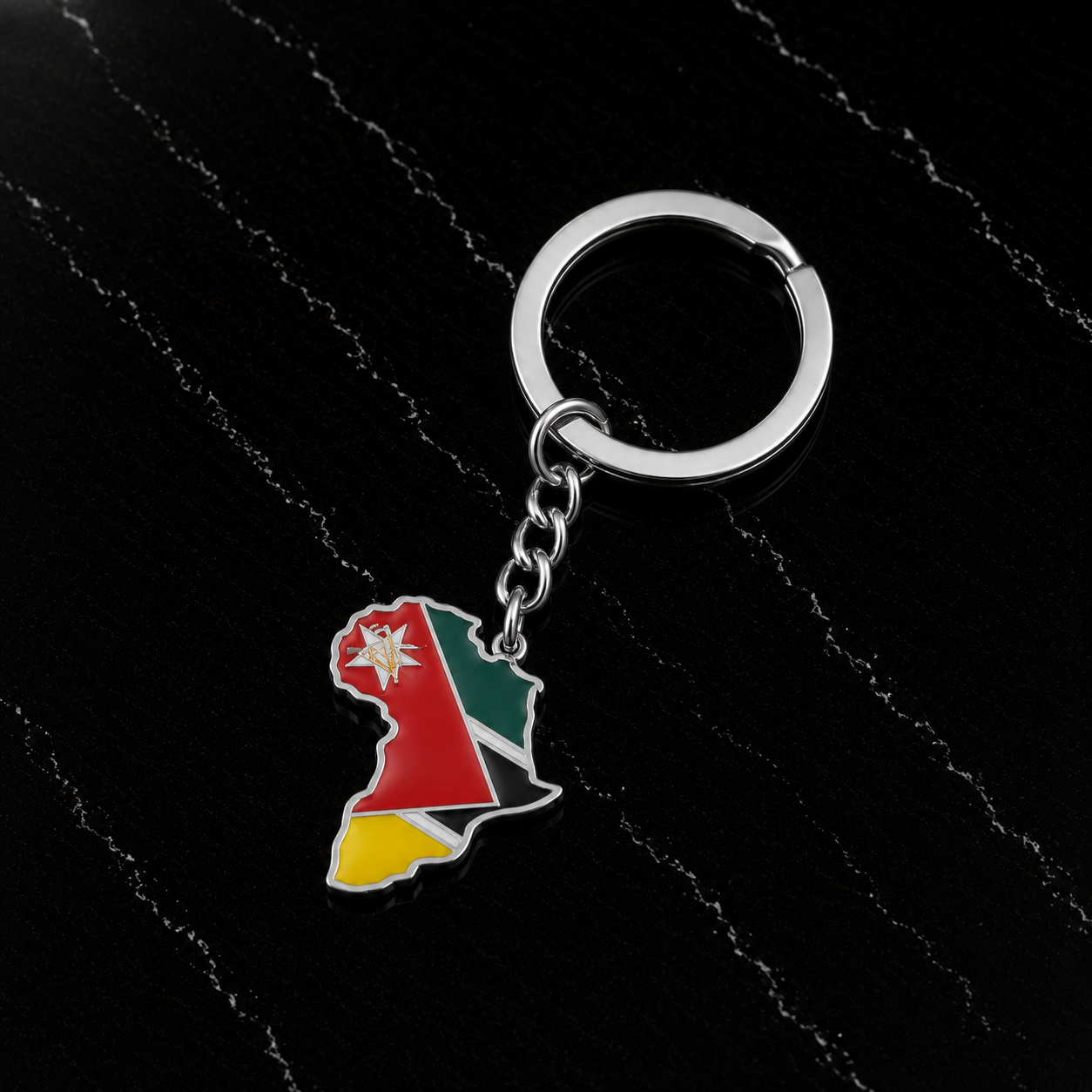 Africa Flags Keychain