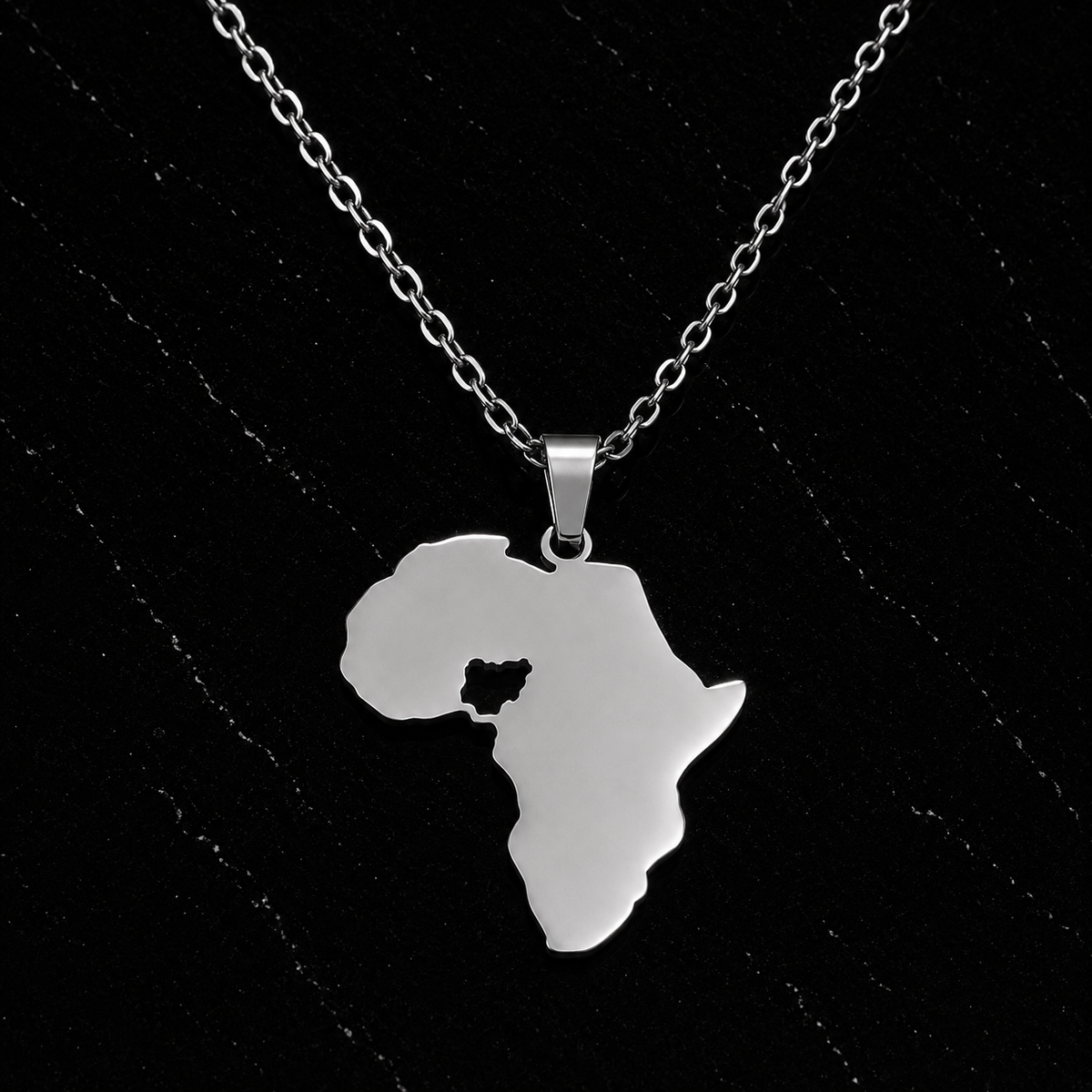 Footprint of Africa Necklace