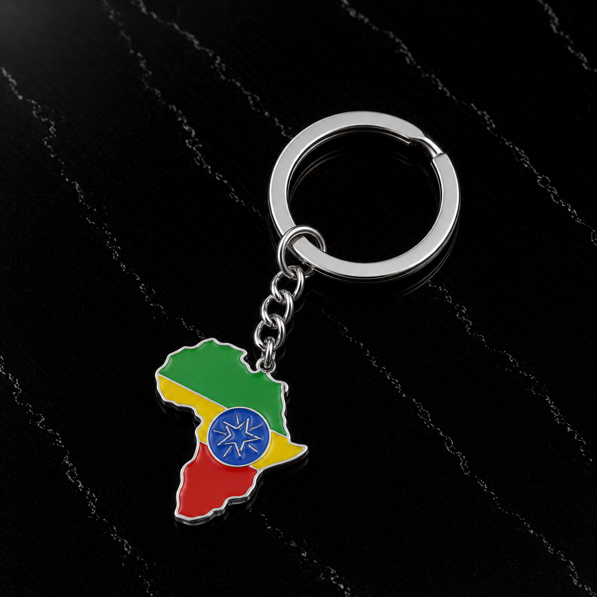 Africa Flags Keychain