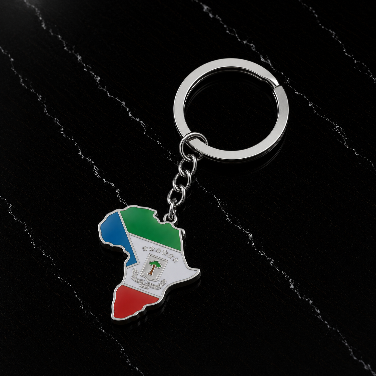 Africa Flags Keychain
