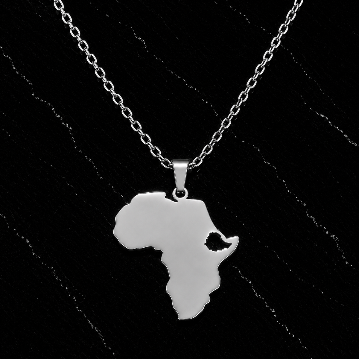 Footprint of Africa Necklace