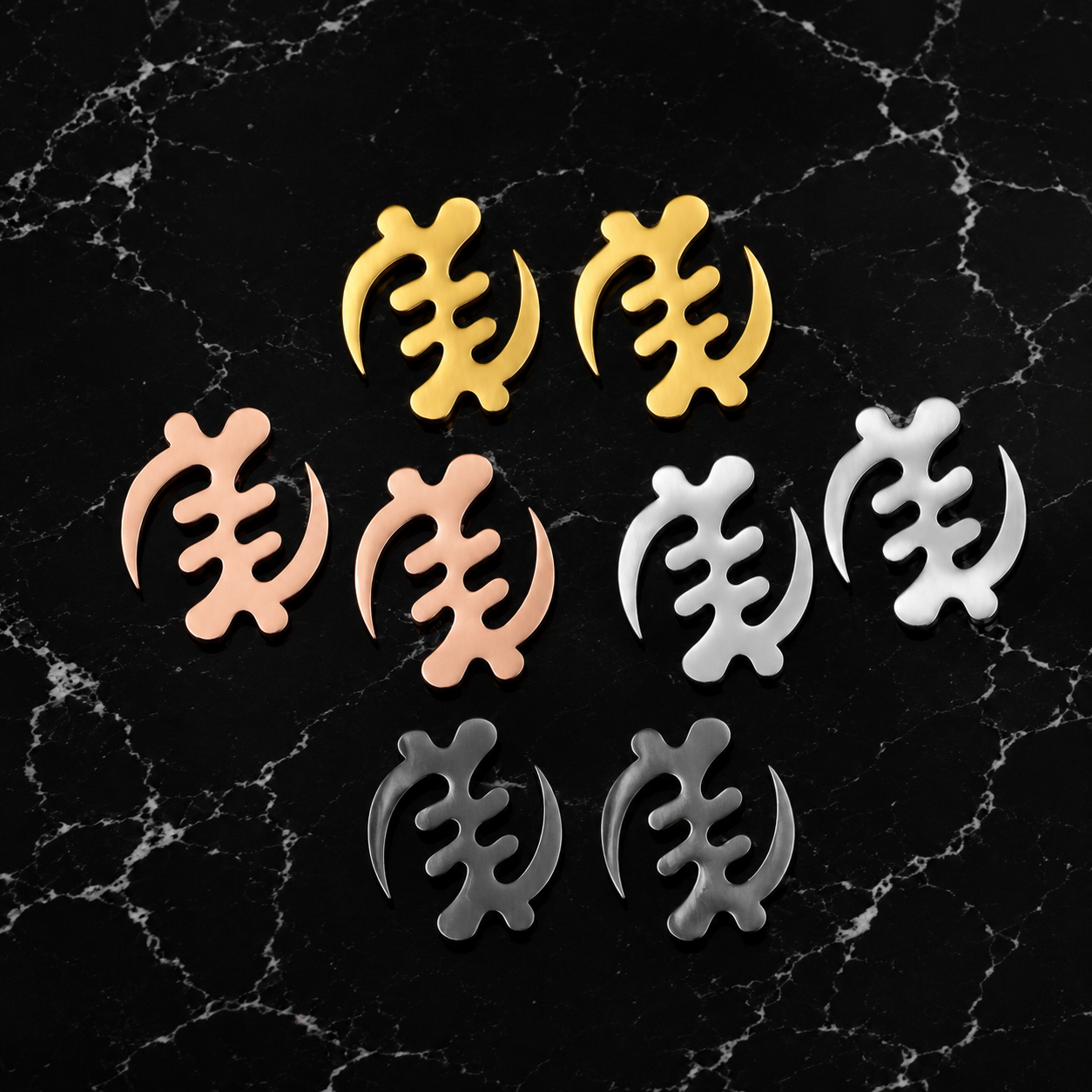 Boucles Adinkra Gye Nyame