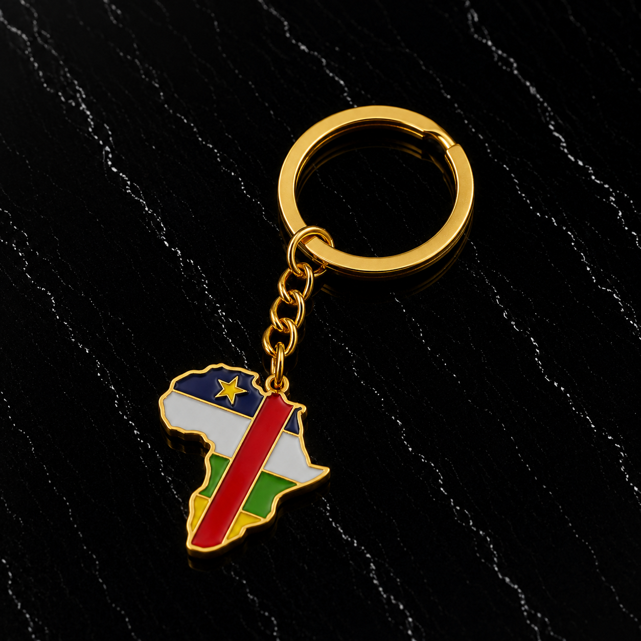 African Lands Keychain