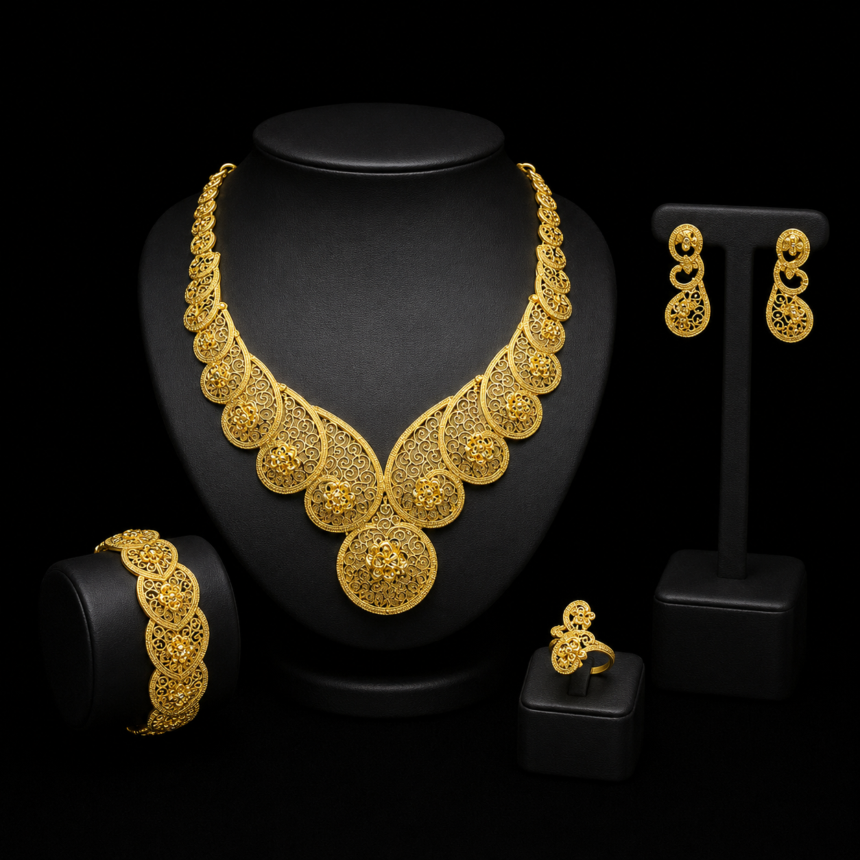 Baguirmi Almond Jewelry Set