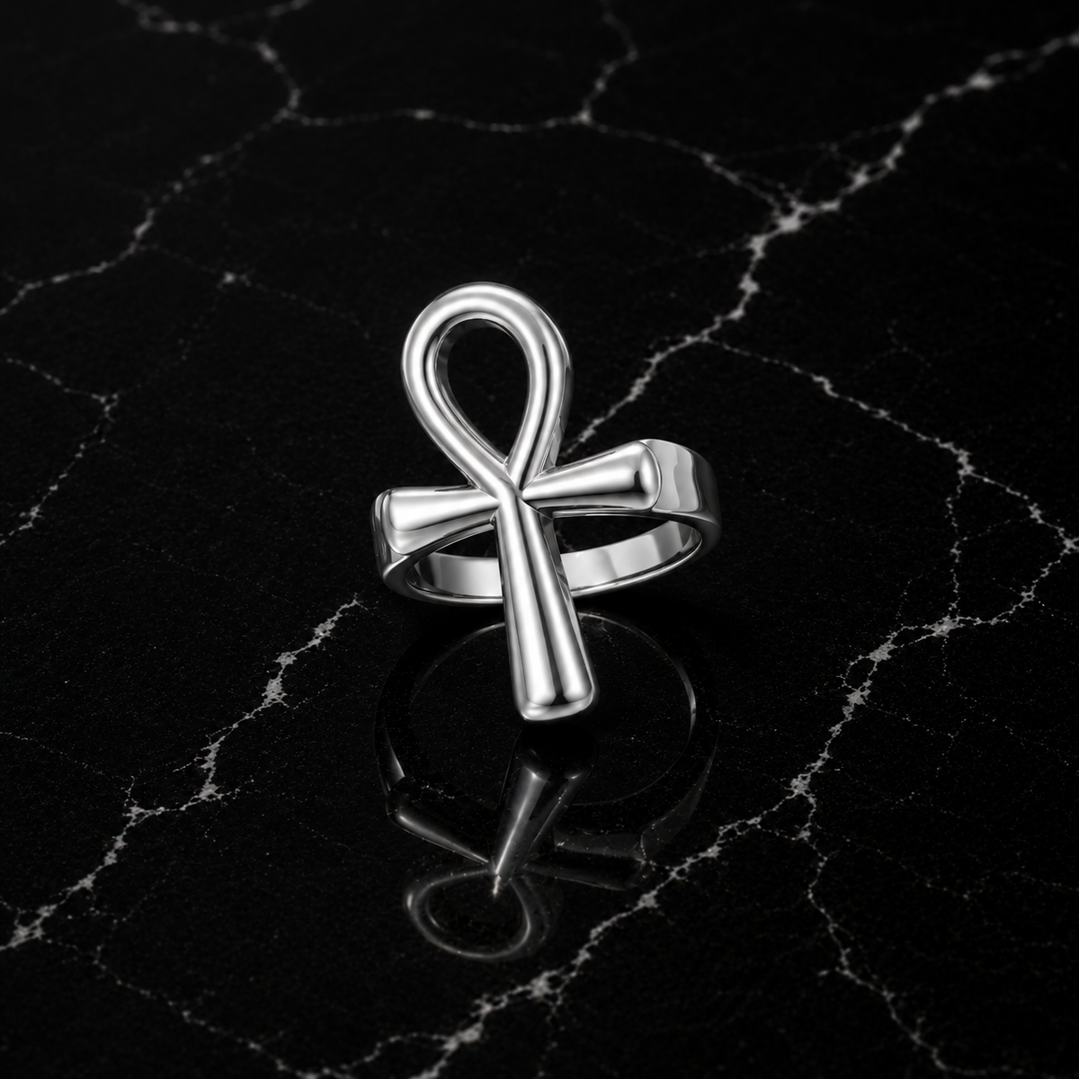 Ankh Eternity Rings