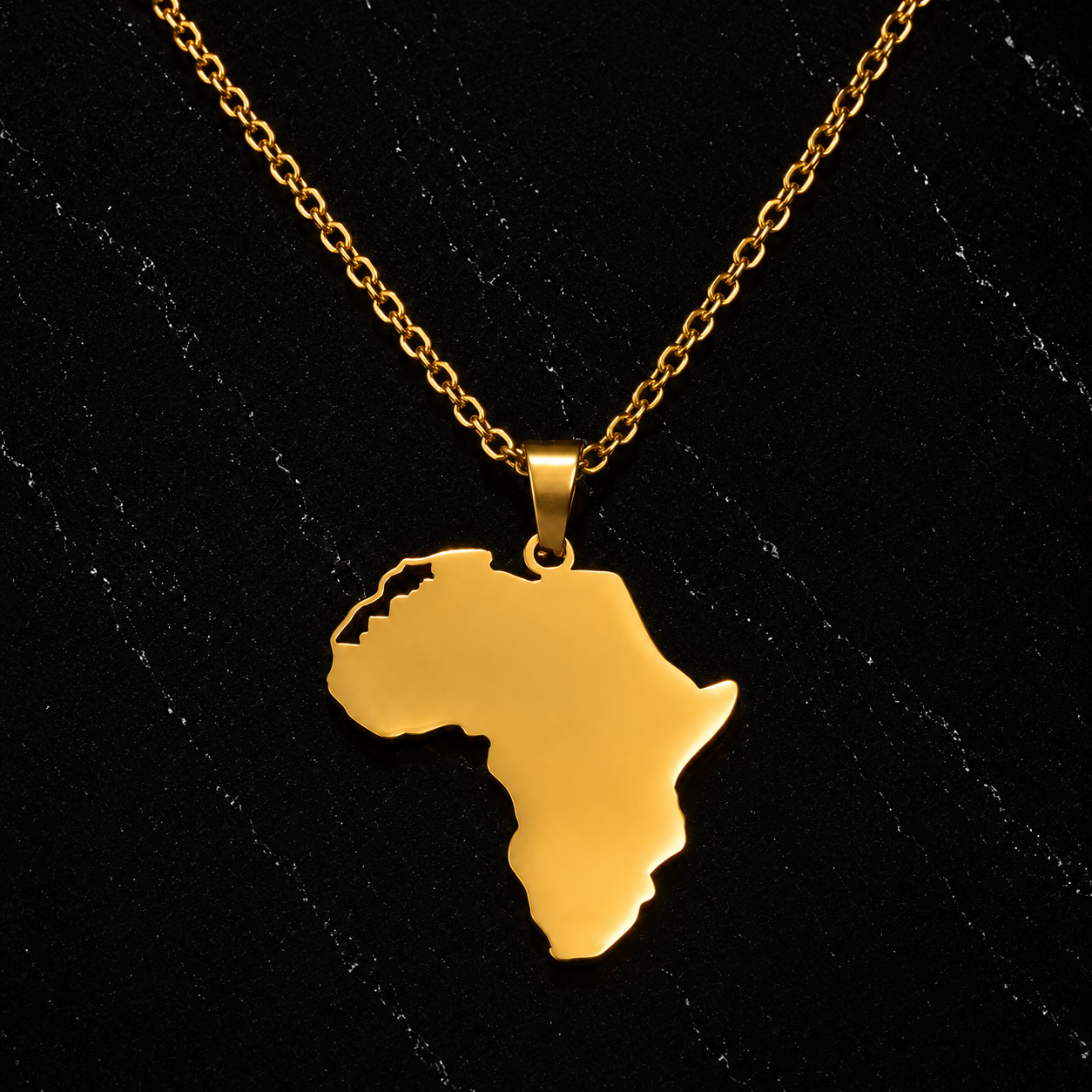 Footprint of Africa Necklace