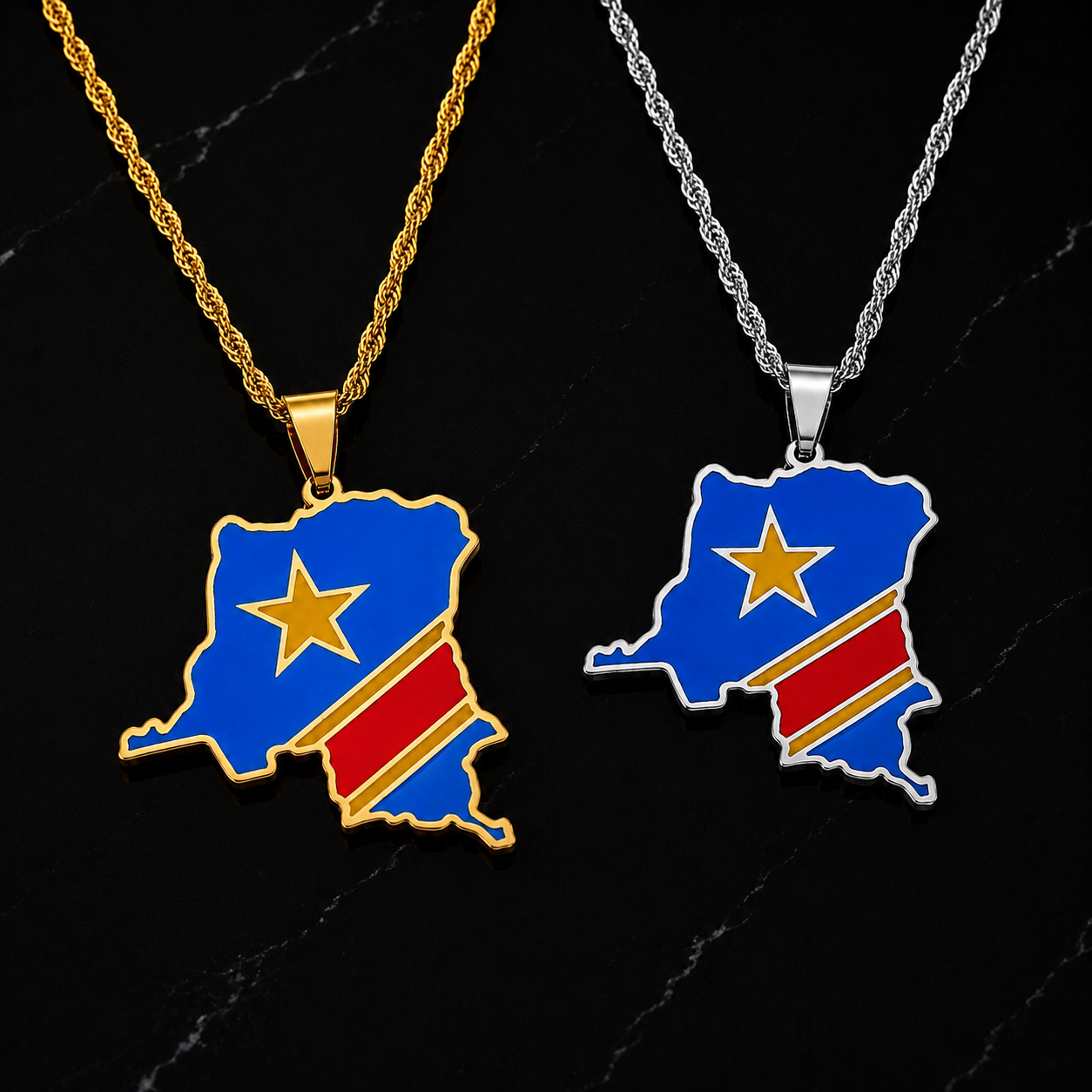Democratic Republic of Congo Necklace