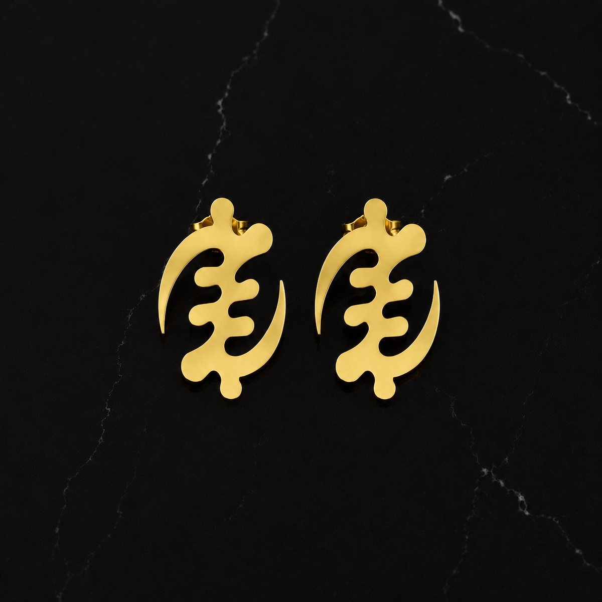 Boucles Adinkra Gye Nyame