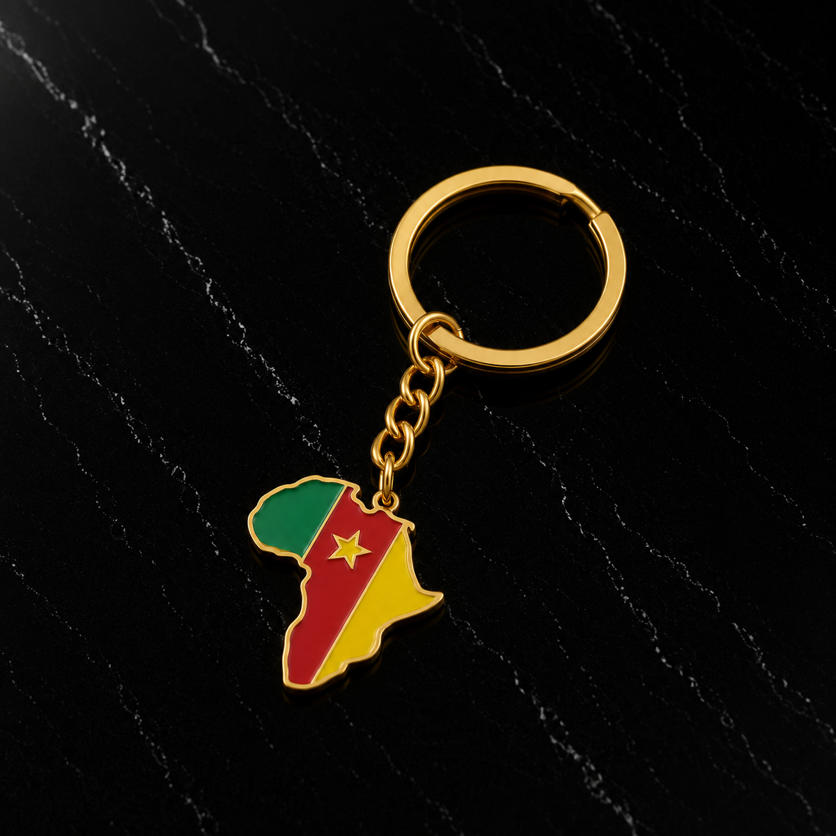 African Lands Keychain
