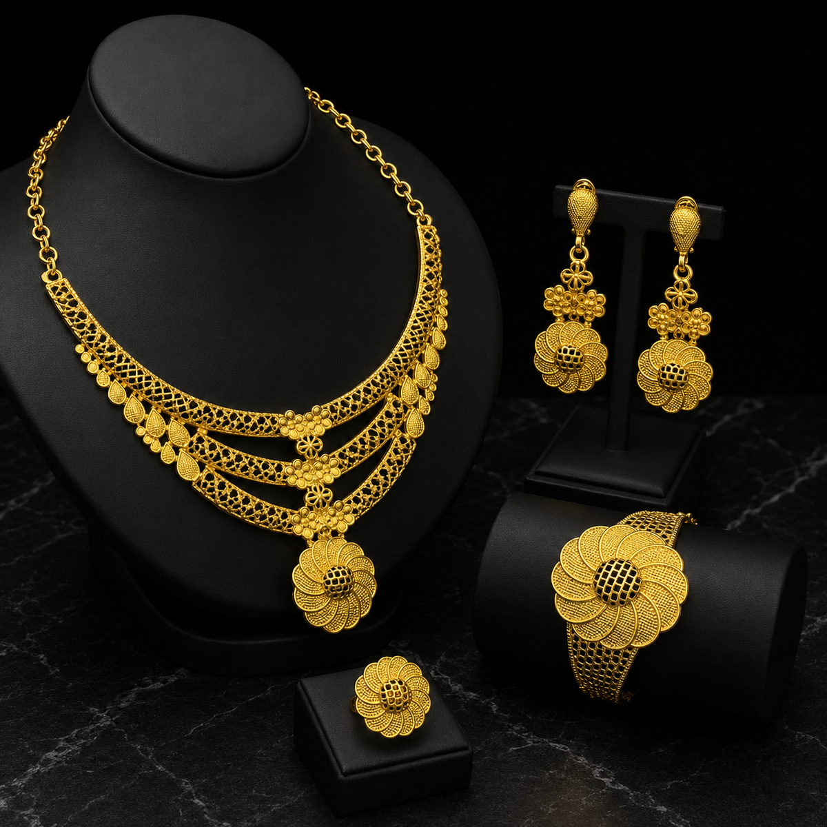 Lunda Floral Cascade Set