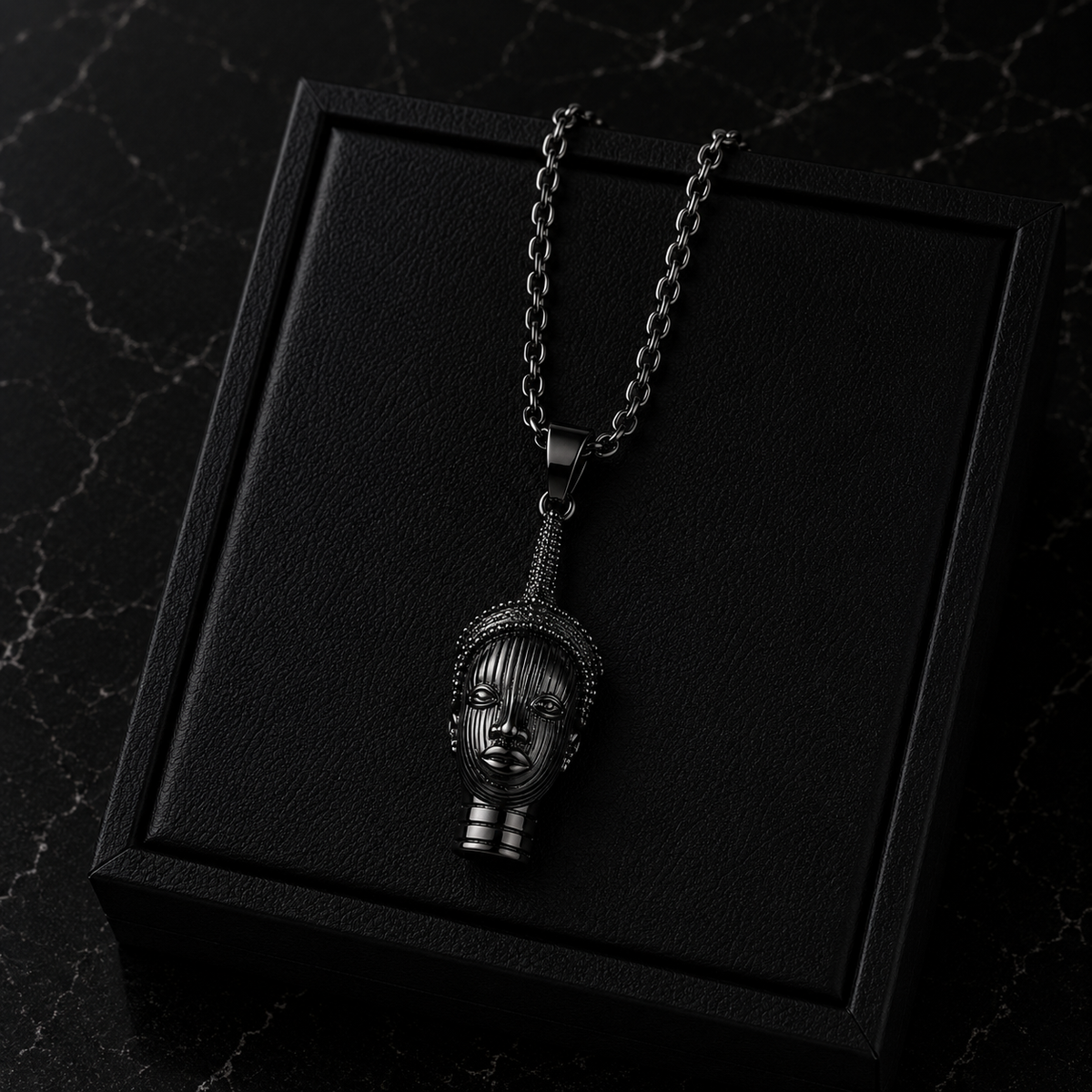 Royal Ife Head Necklace