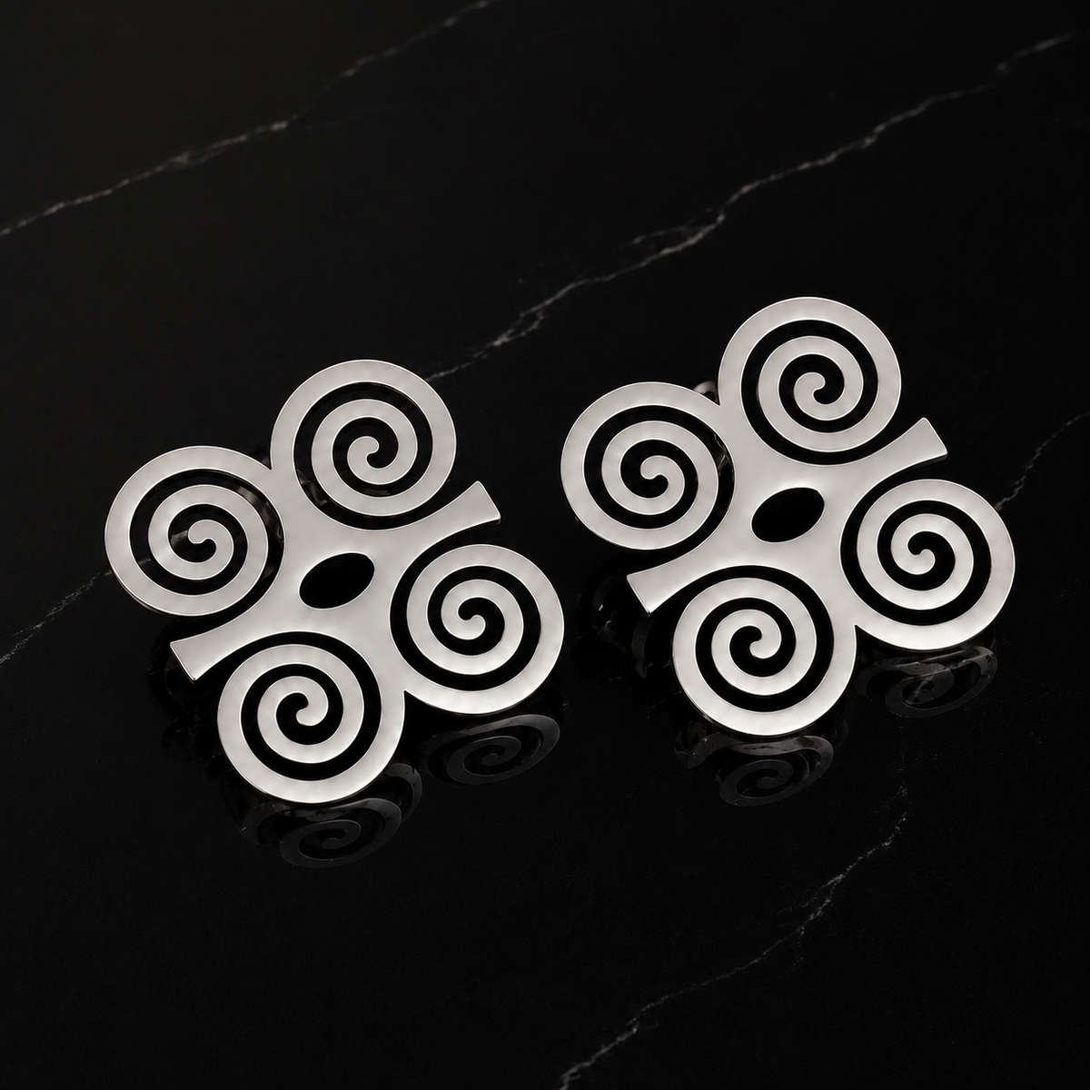 Adinkra Sankofa & Dwennimmen Hoops