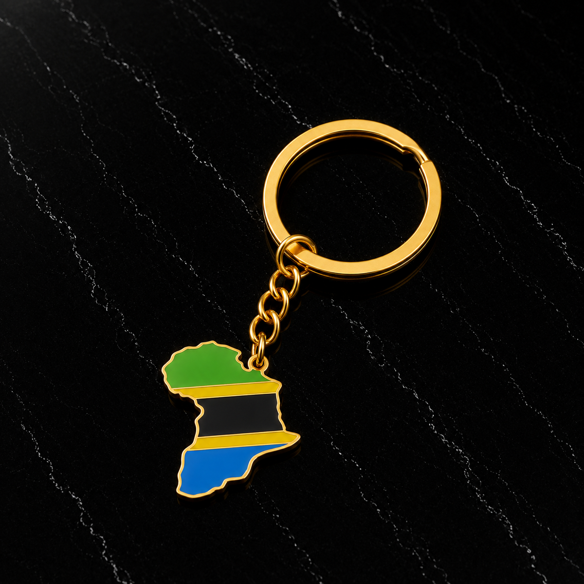 African Lands Keychain