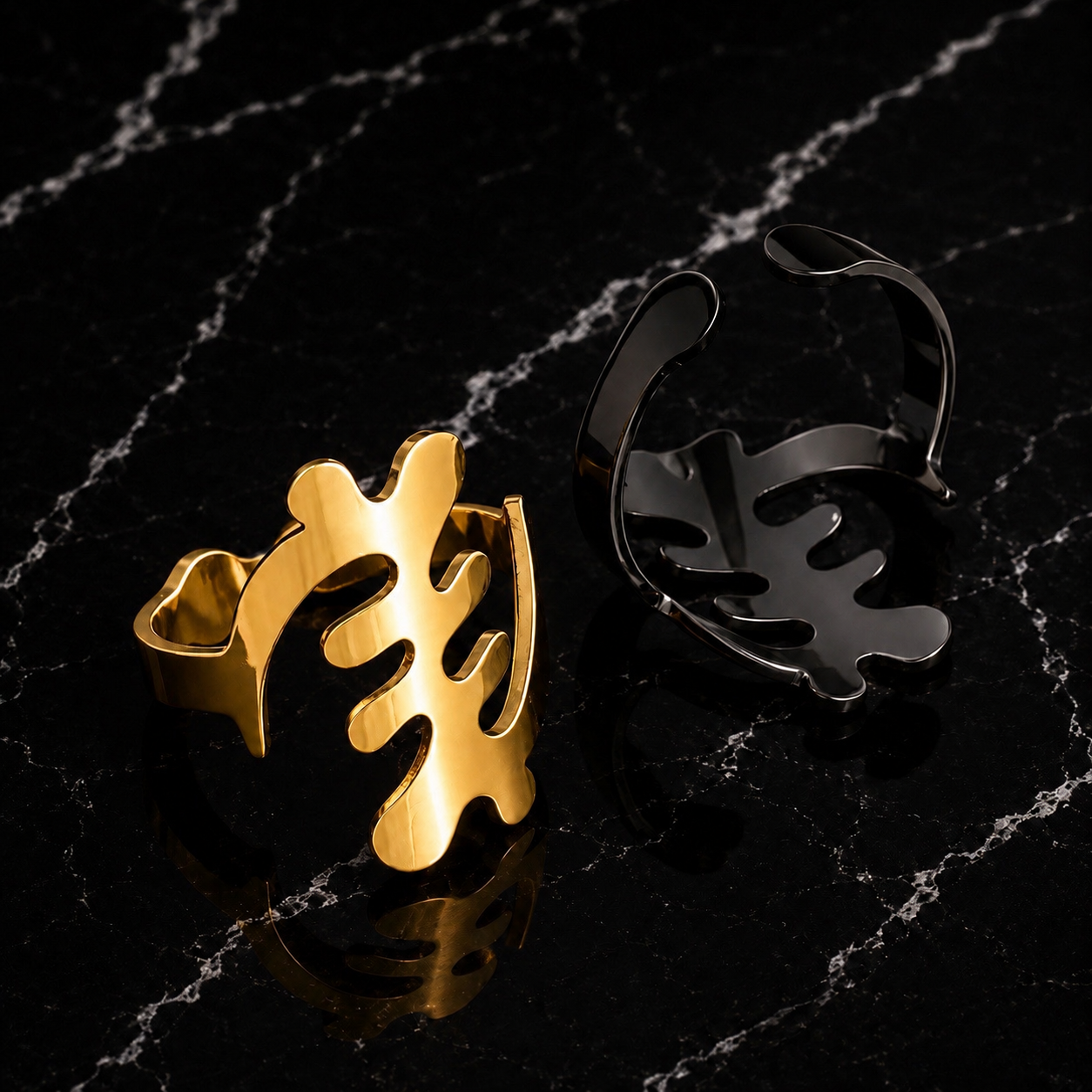 Adinkra Gye Nyame Rings