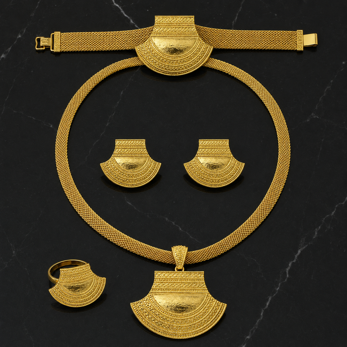 Nubian Fans Set