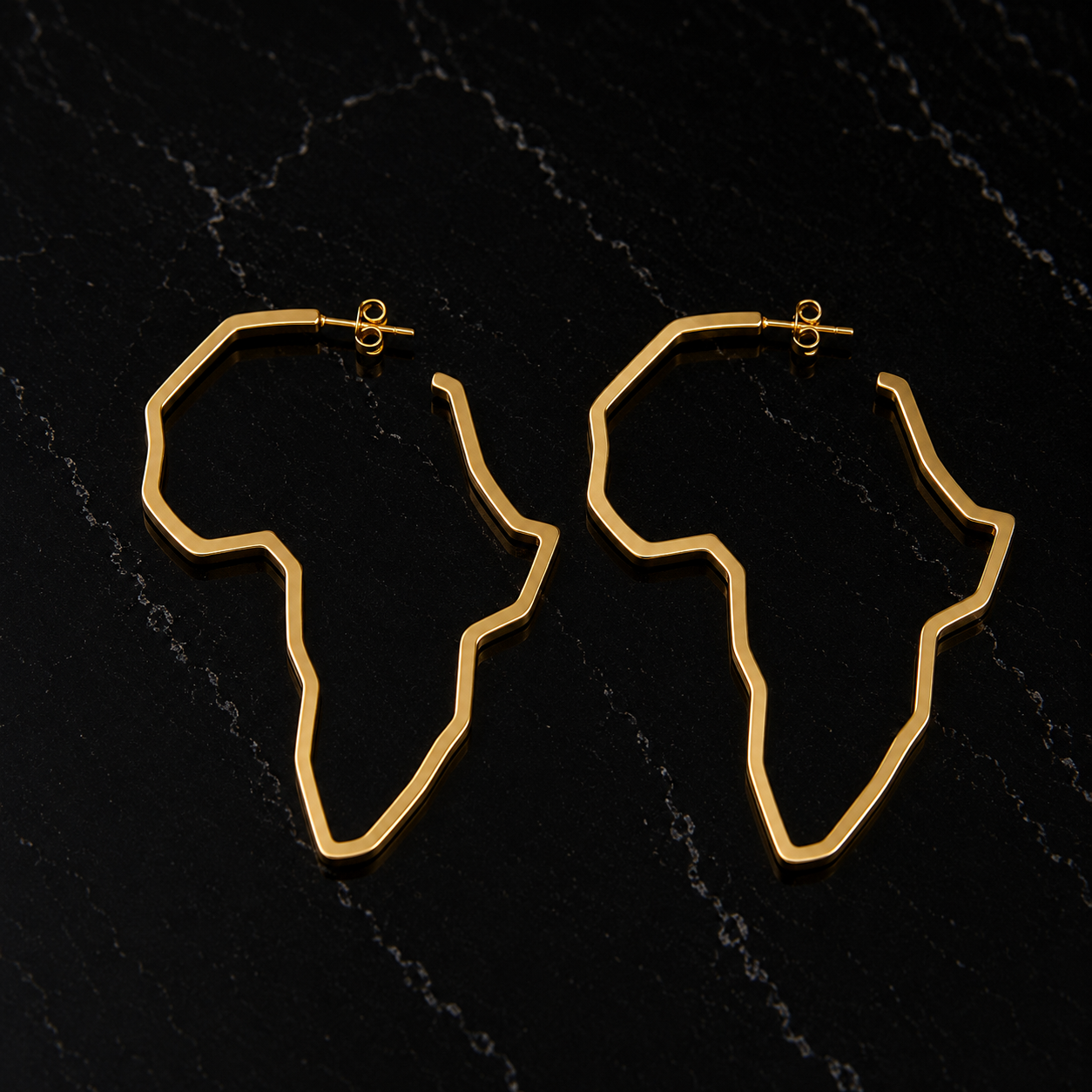 Alkebulan Silhouette Hoops