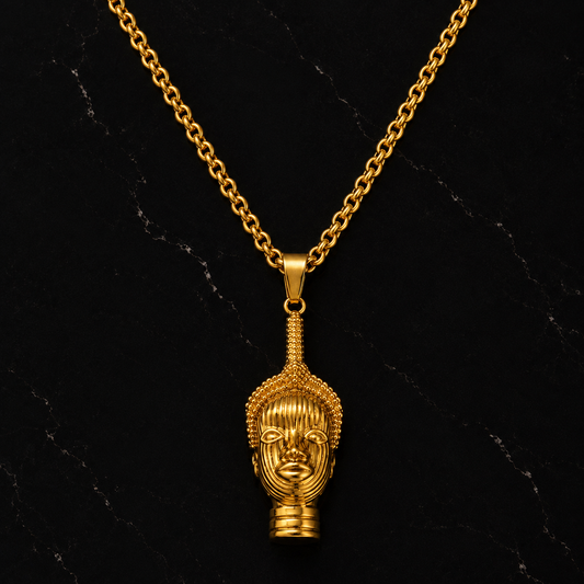 Royal Ife Head Necklace