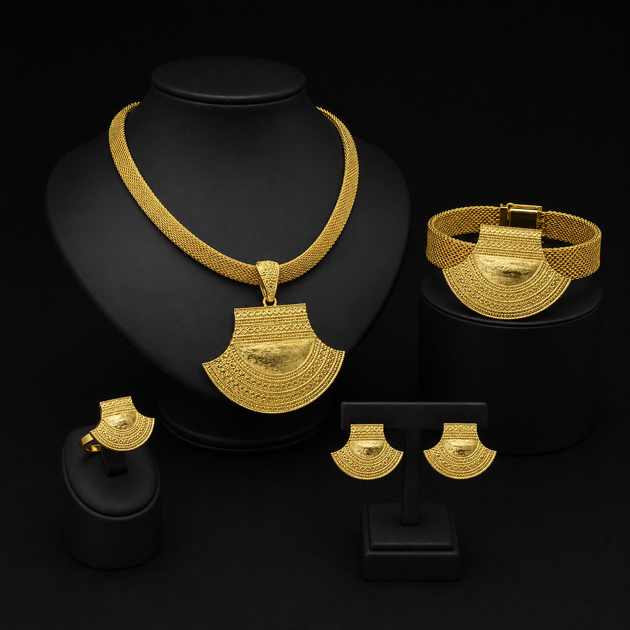 Nubian Fans Set