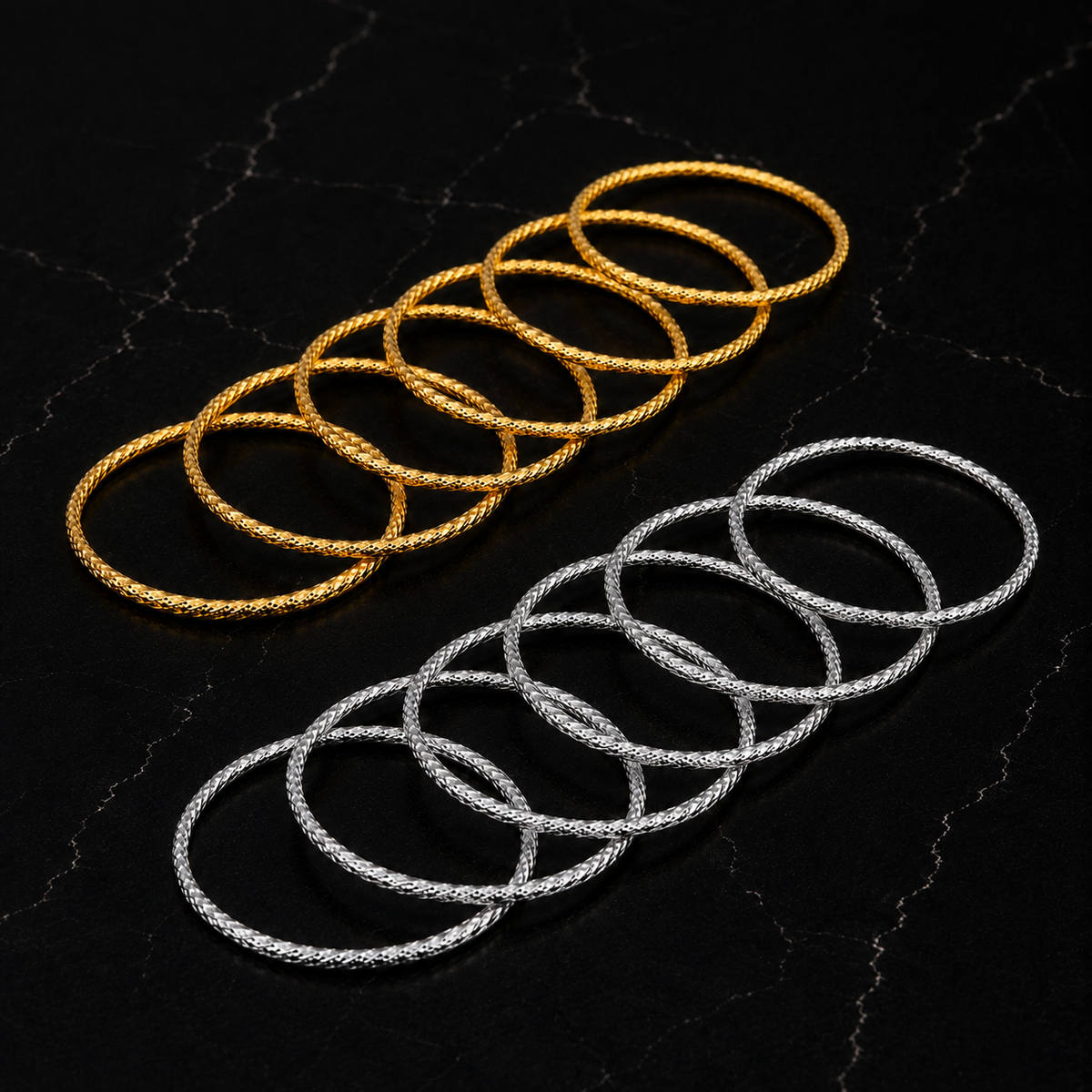 Precious Ripples Bracelets