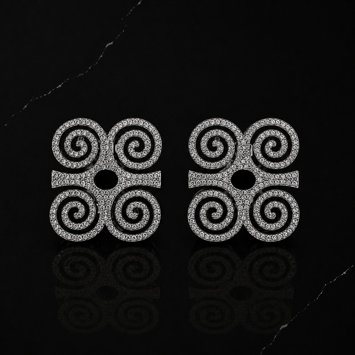 Symbolic Adinkra Earrings