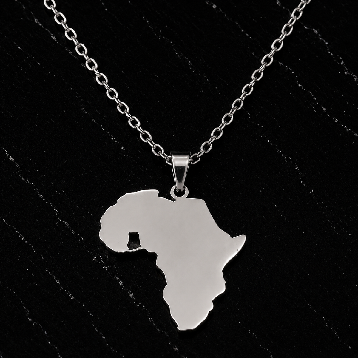 Footprint of Africa Necklace