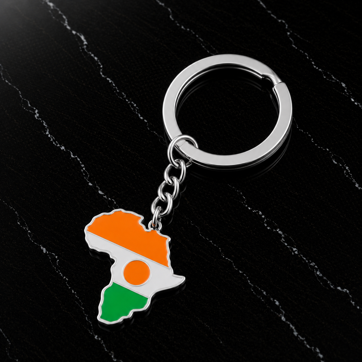 Africa Flags Keychain